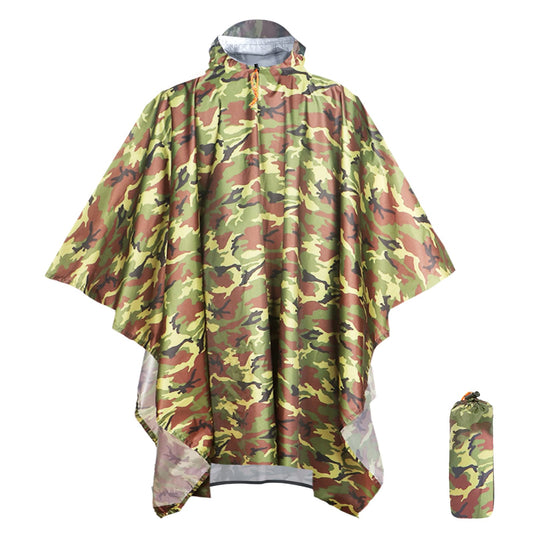 Anyoo Poncho Léger Vert Camo