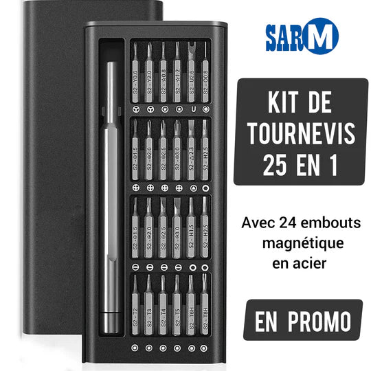 Nouveau Kit de Tournevis 24 en 1