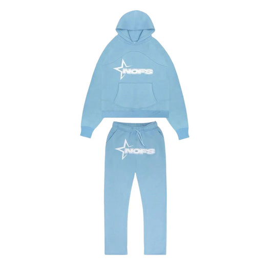 TRACKSUIT NOFS BLEU CLAIR